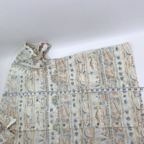 Campia Moda Casual Button Down Hawaiian Shirt Men's 2XL Tropical 100% Cotton - Picture 6 of 10